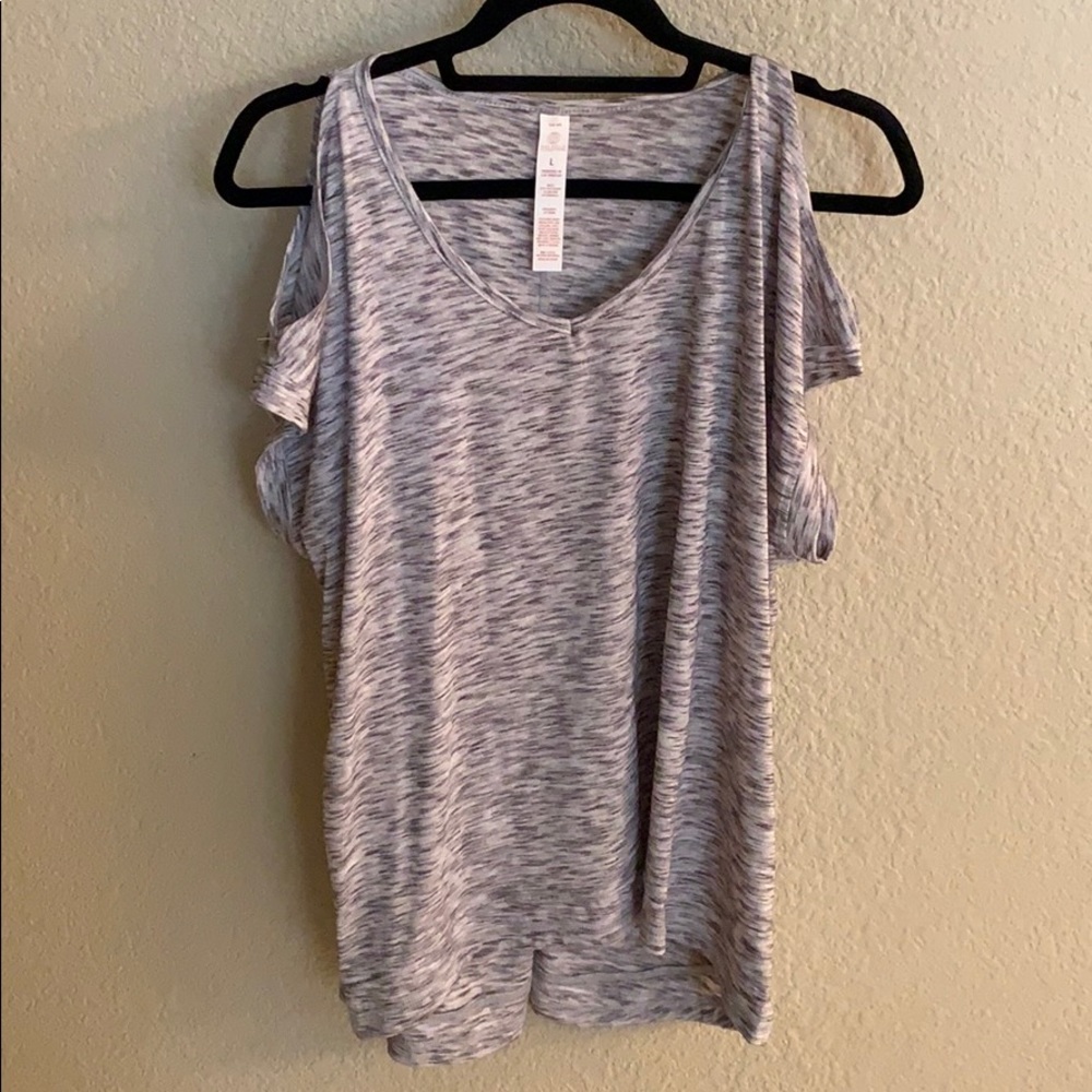 Balance Collection L open shoulder top